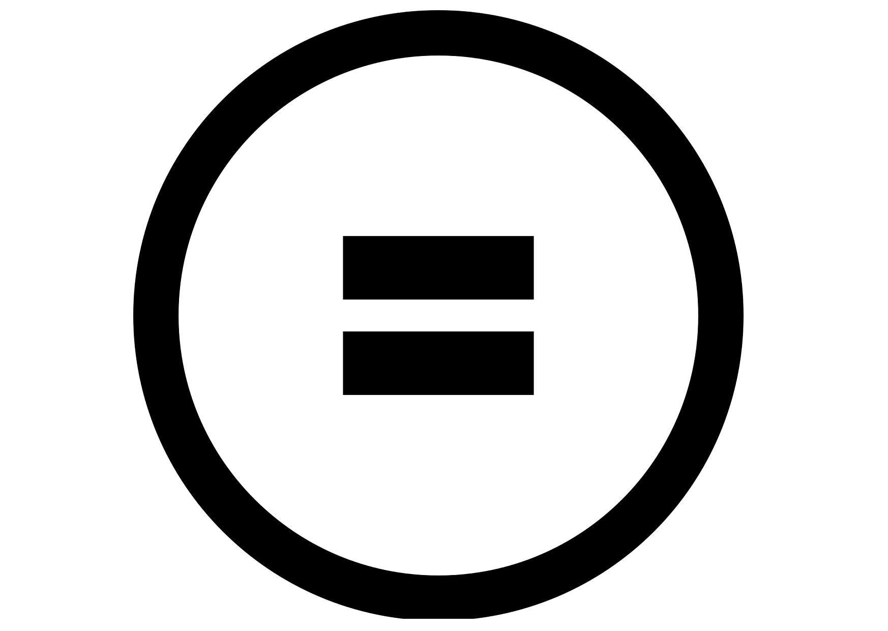 Символ равно. Знак равенства. Математические знаки. Значок равно.